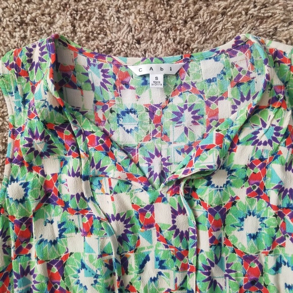 CABI • Kiwi Printed • Tank Top - Picture 4 of 8